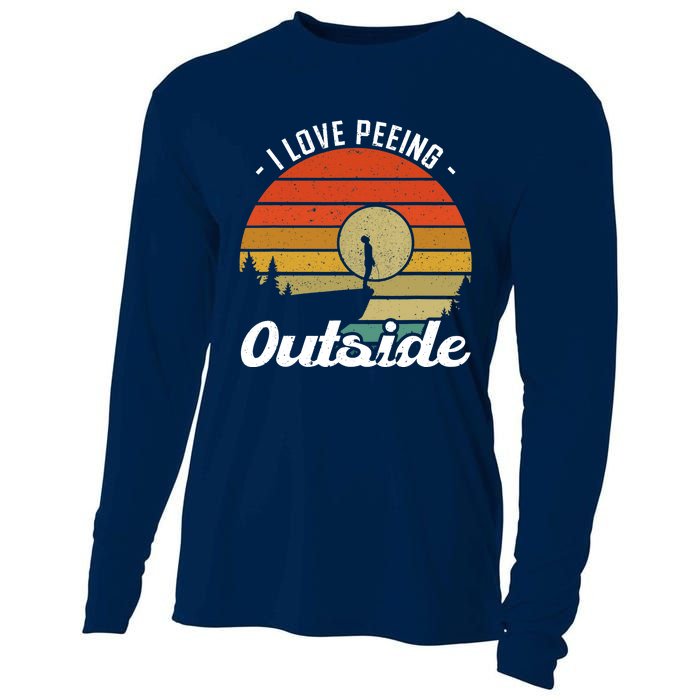 I Love Peeing Outside - Camper and Hiker Cooling Performance Long Sleeve Crew