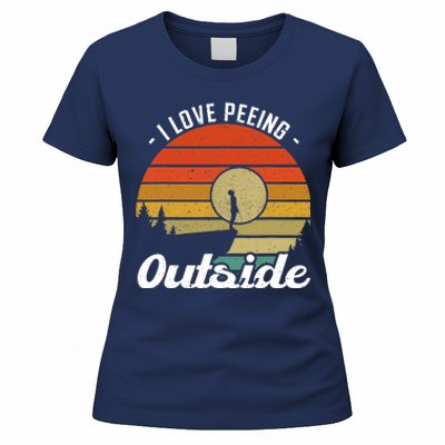 I Love Peeing Outside - Camper and Hiker Women's T-Shirt