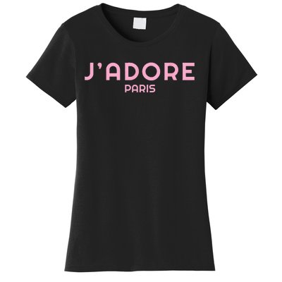 I Love Paris Frensh Saying Jadore Paris Women's T-Shirt