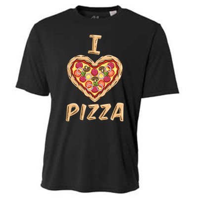 I Love Pizza For Pizza Lover Cooling Performance Crew T-Shirt