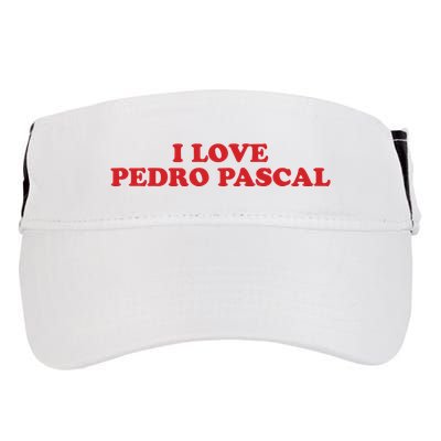 I Love Pedro Pascal Adult Drive Performance Visor
