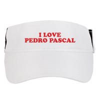 I Love Pedro Pascal Adult Drive Performance Visor