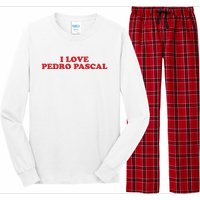 I Love Pedro Pascal Long Sleeve Pajama Set