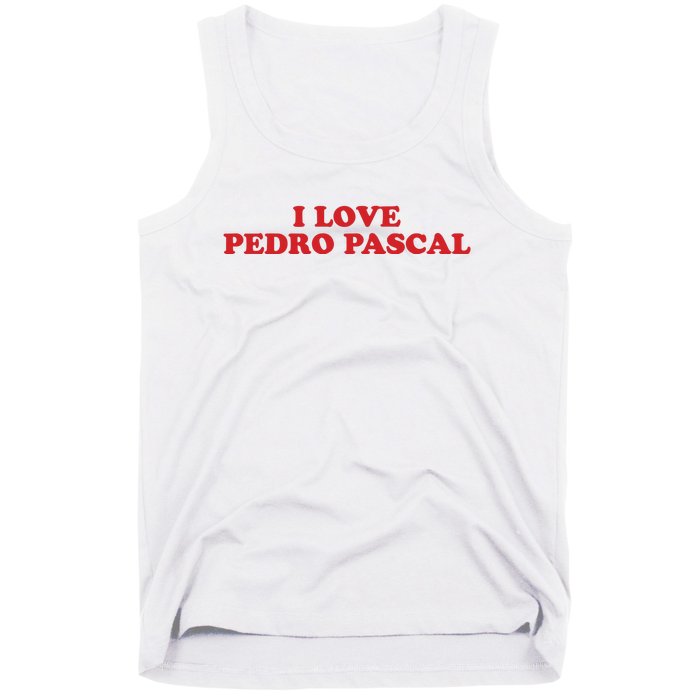 I Love Pedro Pascal Tank Top