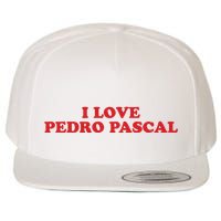 I Love Pedro Pascal Wool Snapback Cap