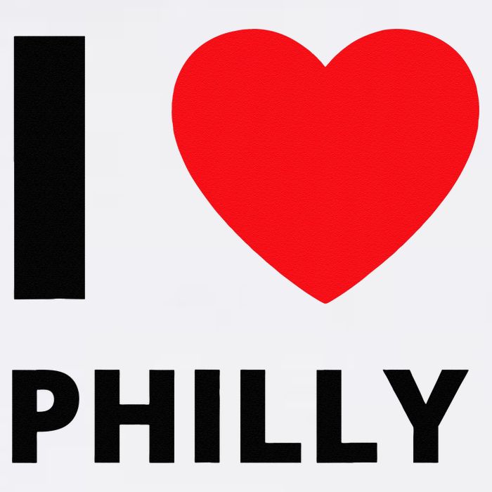 I Love Philly Heart Pennsylvania Love Fan Apparel Button