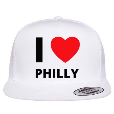 I Love Philly Heart Pennsylvania Love Fan Apparel Flatbill Hat