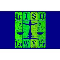 Irish Lawyer Periodic Table Elets Nerd Attorney Gift Bumper Sticker