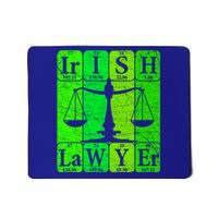 Irish Lawyer Periodic Table Elets Nerd Attorney Gift Mousepad