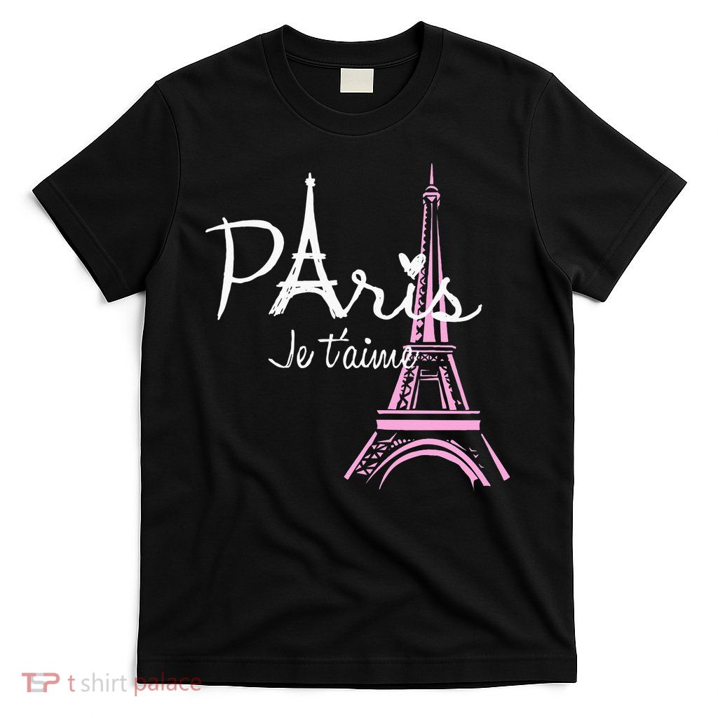 I Love Paris Eiffel Tower France French Souvenir T-Shirt