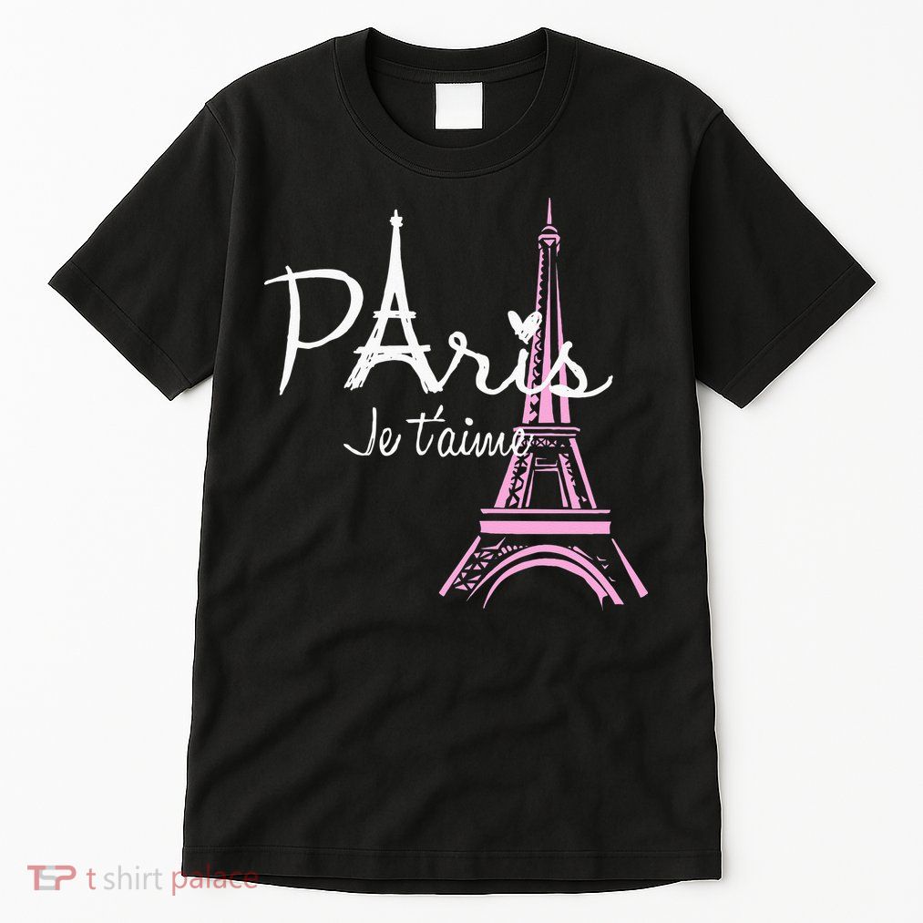 I Love Paris Eiffel Tower France French Souvenir Tall T-Shirt