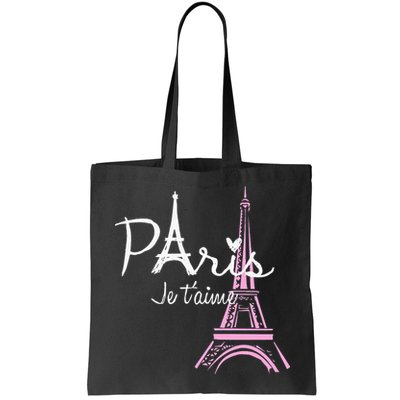 I Love Paris Eiffel Tower France French Souvenir Bag