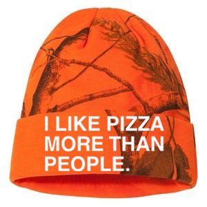 I Like Pizza More Than People Kati Licensed 12" Camo Beanie