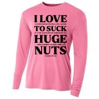 I Love Playing Fantasy Football Funny Loser Pink Men Cooling Performance Long Sleeve Crew