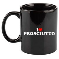 I Love Prosciutto I Heart Prosciutto Io Amo Prosciutto 11oz C Handle Ceramic Mug
