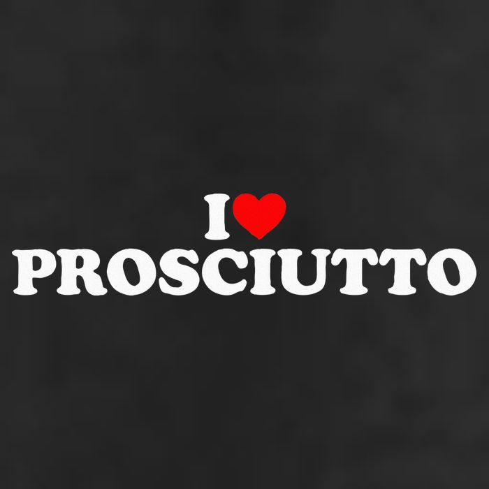 I Love Prosciutto I Heart Prosciutto Io Amo Prosciutto 25L Jumbo Tote