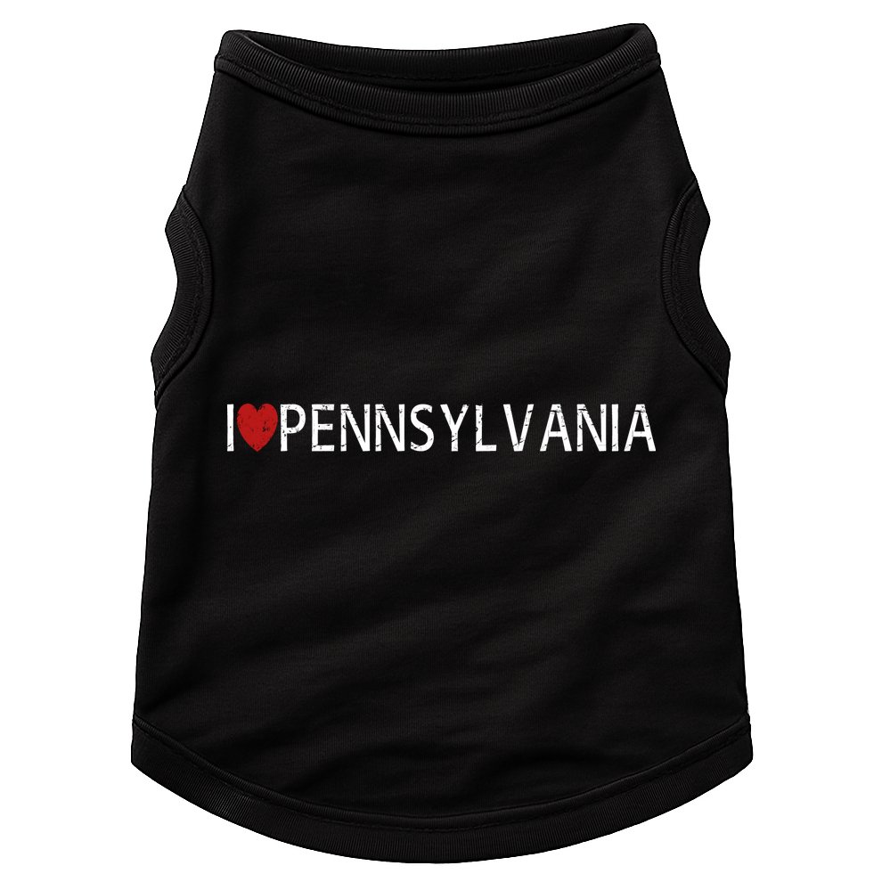 I Love Pennsylvania Doggie Tank
