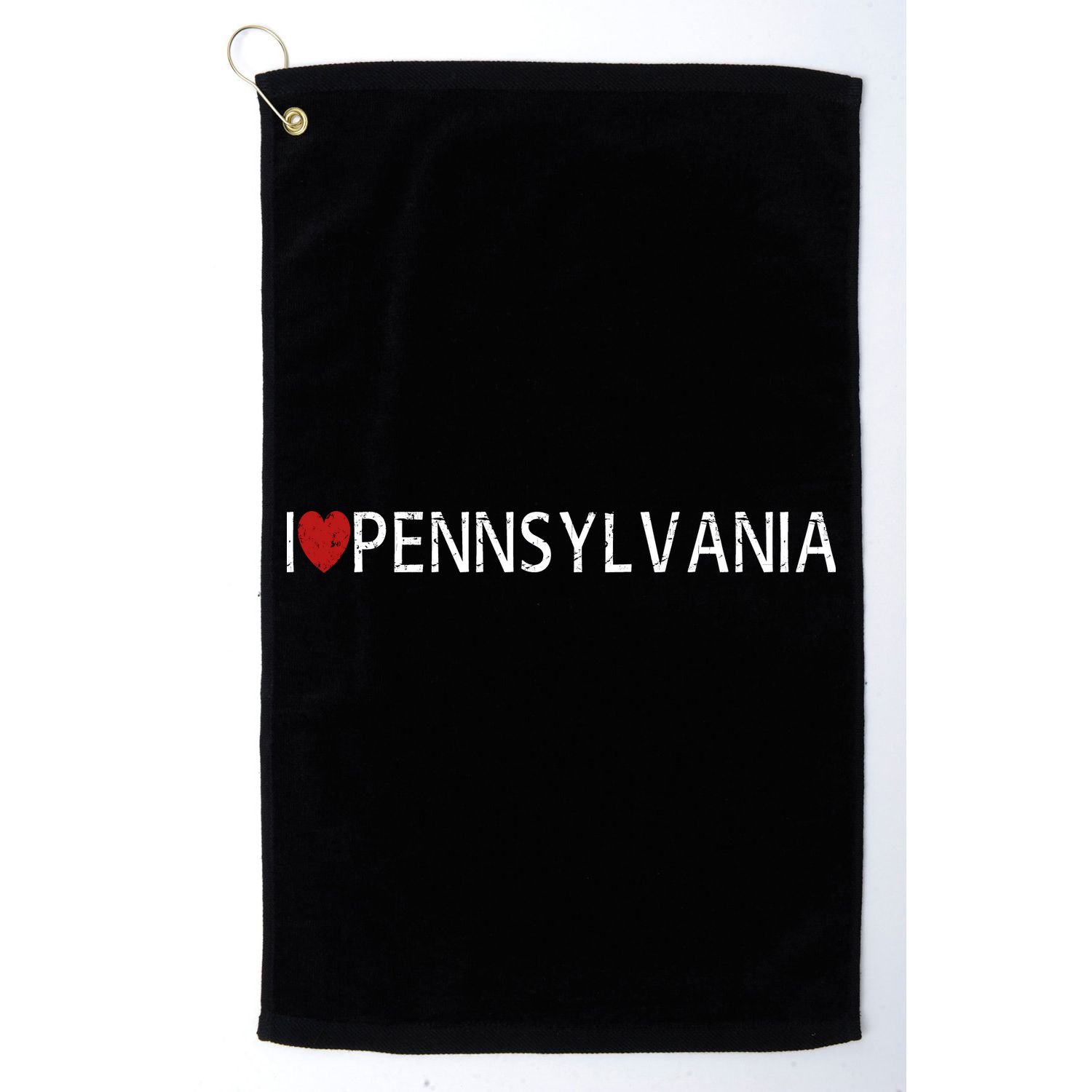 I Love Pennsylvania Golf Towel