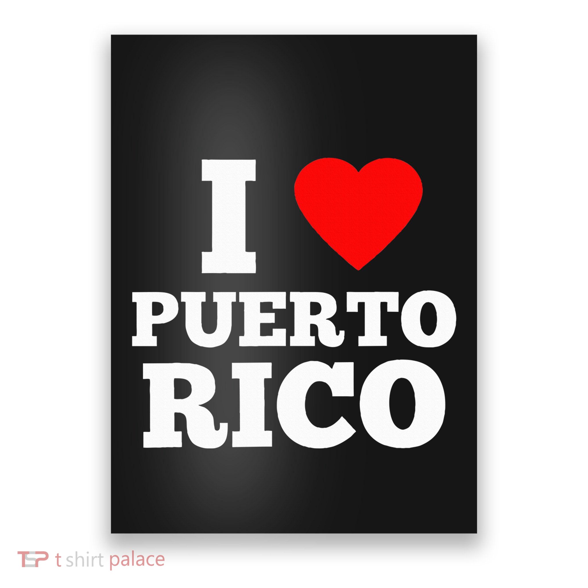 I Love Puerto Rico Usa Poster