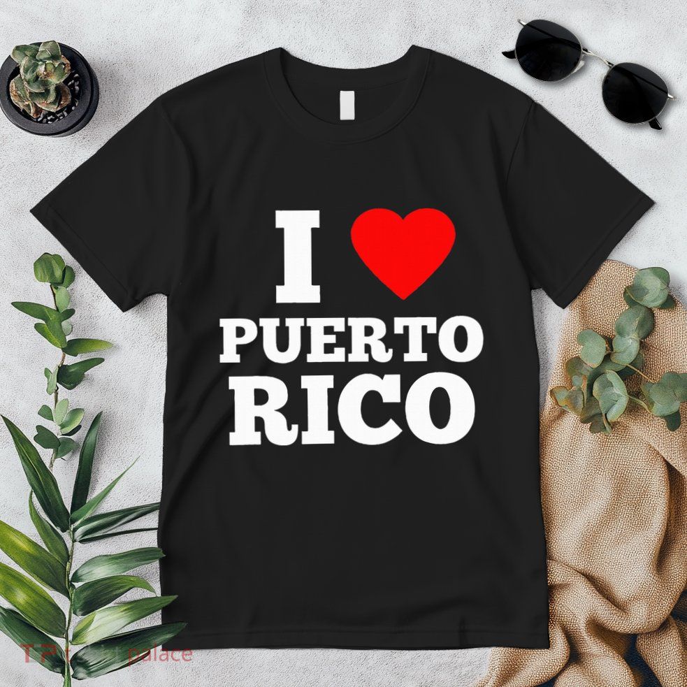 I Love Puerto Rico Usa Premium T-Shirt