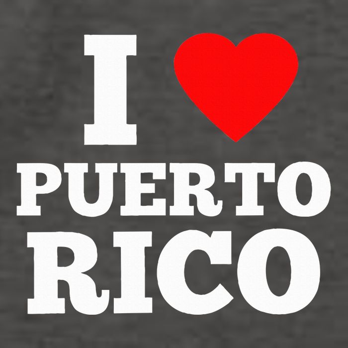 I Love Puerto Rico Usa Vector Backpack