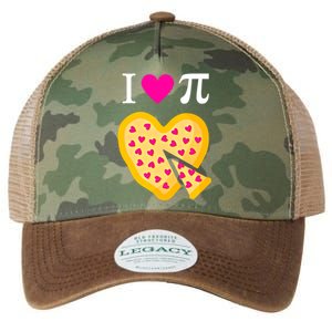 I Love Pi ValentineS Pizza Heart Math Teacher Gift Legacy Tie Dye Trucker Hat