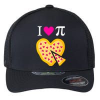 I Love Pi ValentineS Pizza Heart Math Teacher Gift Flexfit Unipanel Trucker Cap