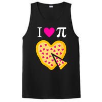 I Love Pi ValentineS Pizza Heart Math Teacher Gift PosiCharge Competitor Tank