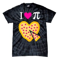 I Love Pi ValentineS Pizza Heart Math Teacher Gift Tie-Dye T-Shirt