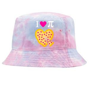 I Love Pi ValentineS Pizza Heart Math Teacher Gift Tie-Dyed Bucket Hat