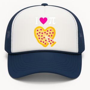 I Love Pi ValentineS Pizza Heart Math Teacher Gift Trucker Hat