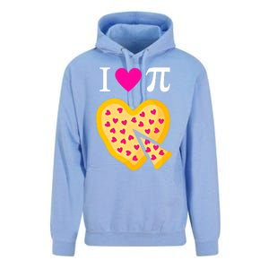 I Love Pi ValentineS Pizza Heart Math Teacher Gift Unisex Surf Hoodie