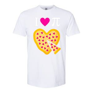 I Love Pi ValentineS Pizza Heart Math Teacher Gift Softstyle CVC T-Shirt