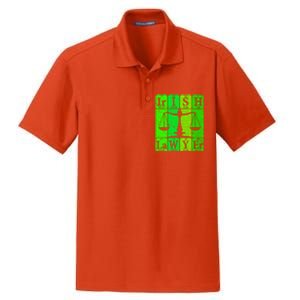 Irish Lawyer Periodic Table Elets Nerd Attorney Gift Dry Zone Grid Polo