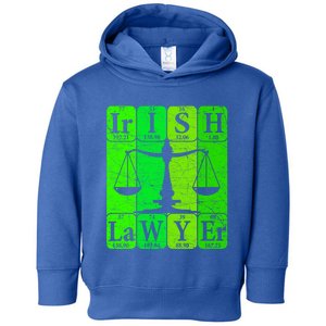 Irish Lawyer Periodic Table Elets Nerd Attorney Gift Toddler Hoodie