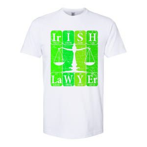 Irish Lawyer Periodic Table Elets Nerd Attorney Gift Softstyle CVC T-Shirt