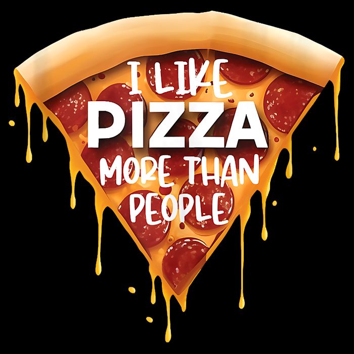 I Like Pizza More Than People Funny Slice New York Style Pie Sustainable Beanie