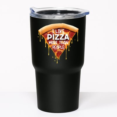 I Like Pizza More Than People Funny Slice New York Style Pie Tumbler