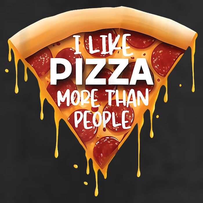 I Like Pizza More Than People Funny Slice New York Style Pie Golf Towel