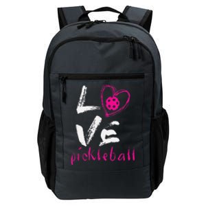 I Love Pickleball Funny Pickle Ball Tee For Player Daily Commute Backpack