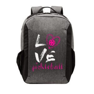 I Love Pickleball Funny Pickle Ball Tee For Player Vector Backpack