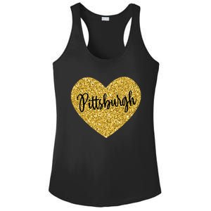 I Love Pittsburgh Pennsylvania USA Ladies PosiCharge Competitor Racerback Tank