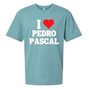 I Love Pedro Pascal Best Dad Ever Sueded Cloud Jersey T-Shirt