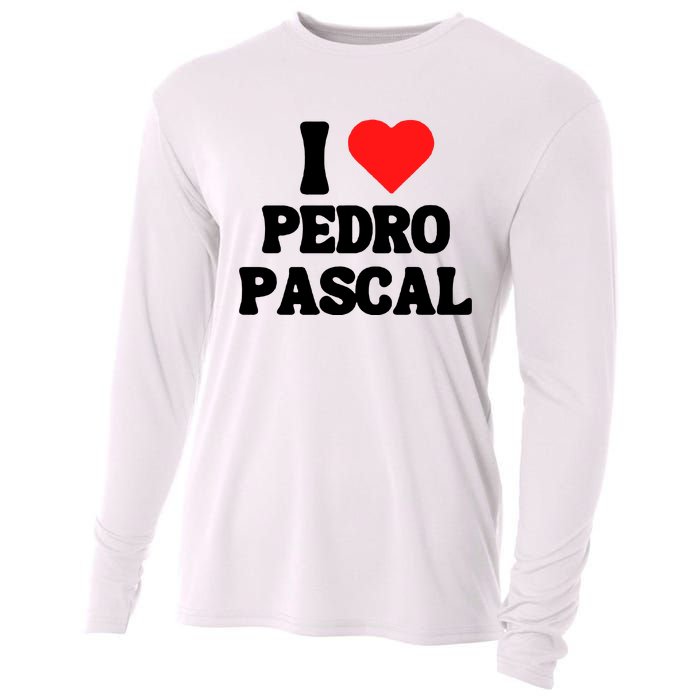 I Love Pedro Pascal Best Dad Ever Cooling Performance Long Sleeve Crew