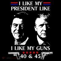 I Like President Like I Like My Guns 40 & 45 Short Acrylic Beanie