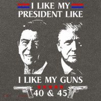 I Like President Like I Like My Guns 40 & 45 Cotton Canvas Backpack