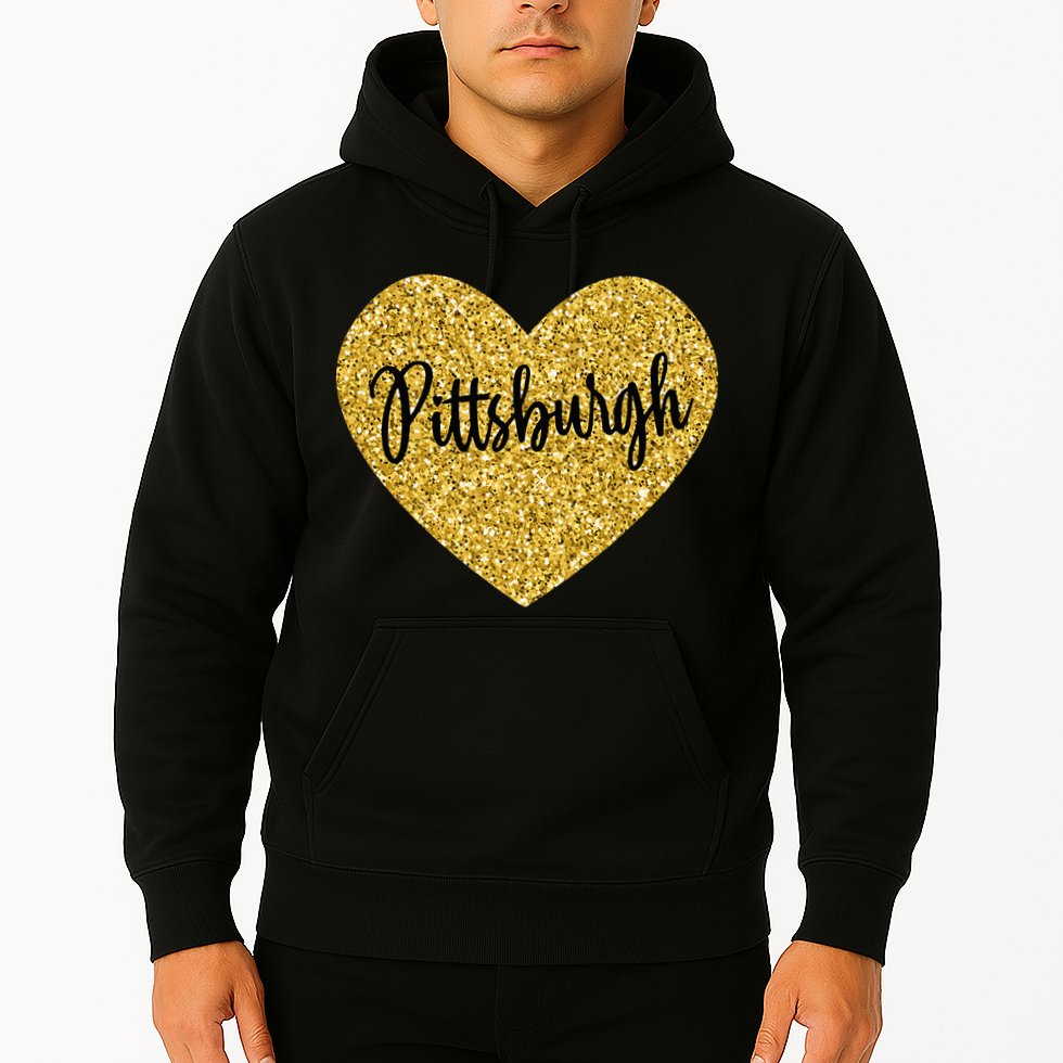 I Love Pittsburgh Pennsylvania USA Hoodie