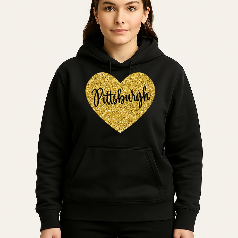 I Love Pittsburgh Pennsylvania USA Hoodie