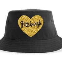 I Love Pittsburgh Pennsylvania USA Sustainable Bucket Hat