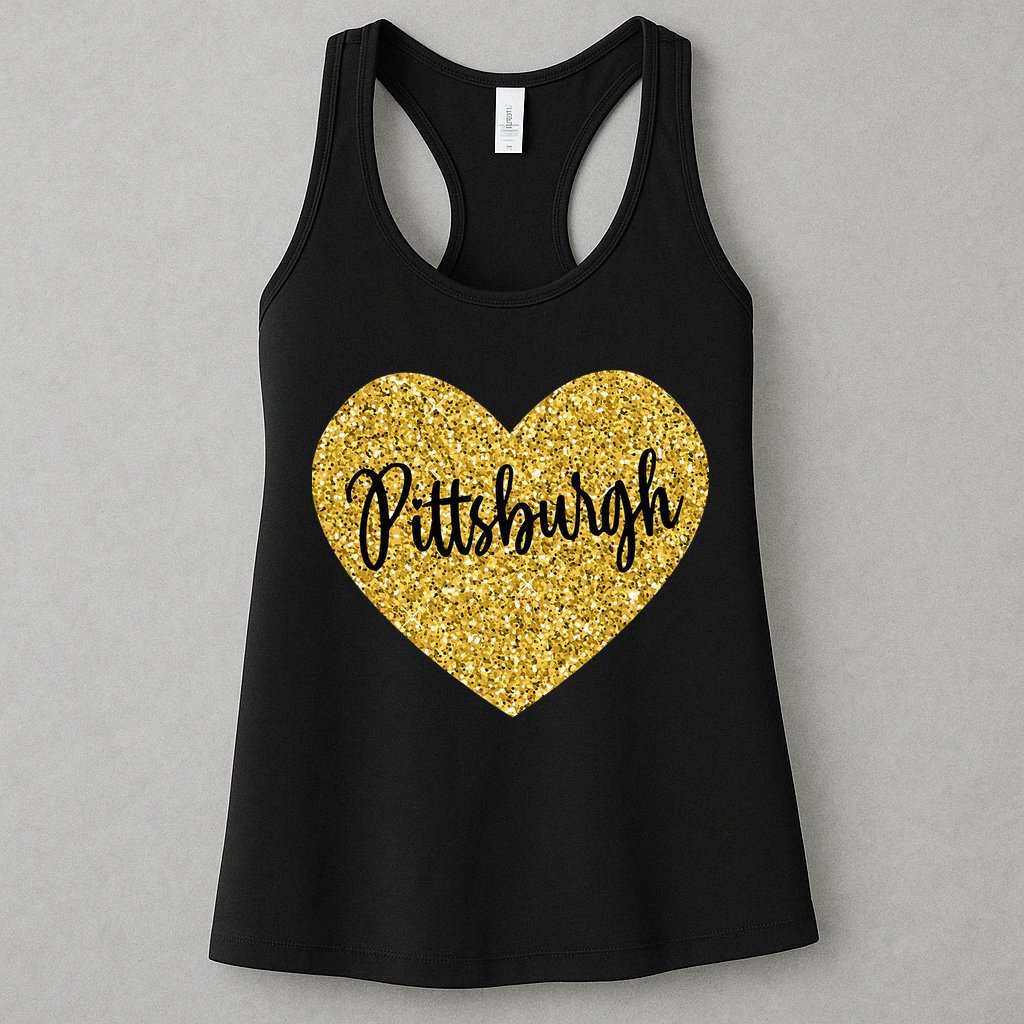 I Love Pittsburgh Pennsylvania USA Womens Tank Top